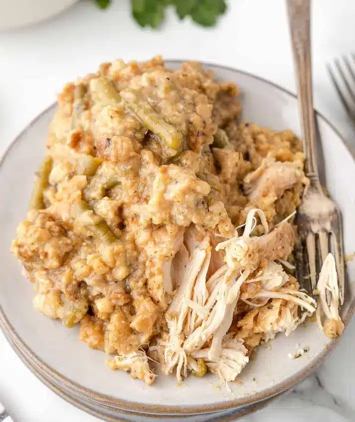 Crockpot Chicken & Stuffing Recipe