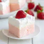 3 Ingredient No Bake Strawberry Cloud Cake Recipe