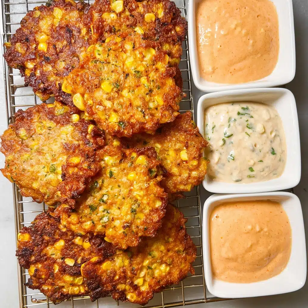 Cheesy Corn Fritters Recipe