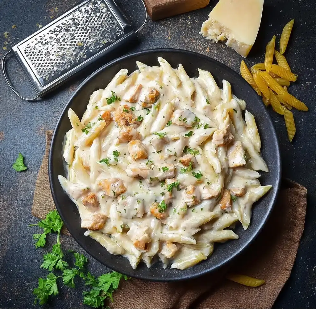 Cheesy Chicken Pasta Recipe