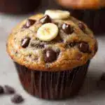 Healthier Banana Chocolate Chip Muffins Recipe