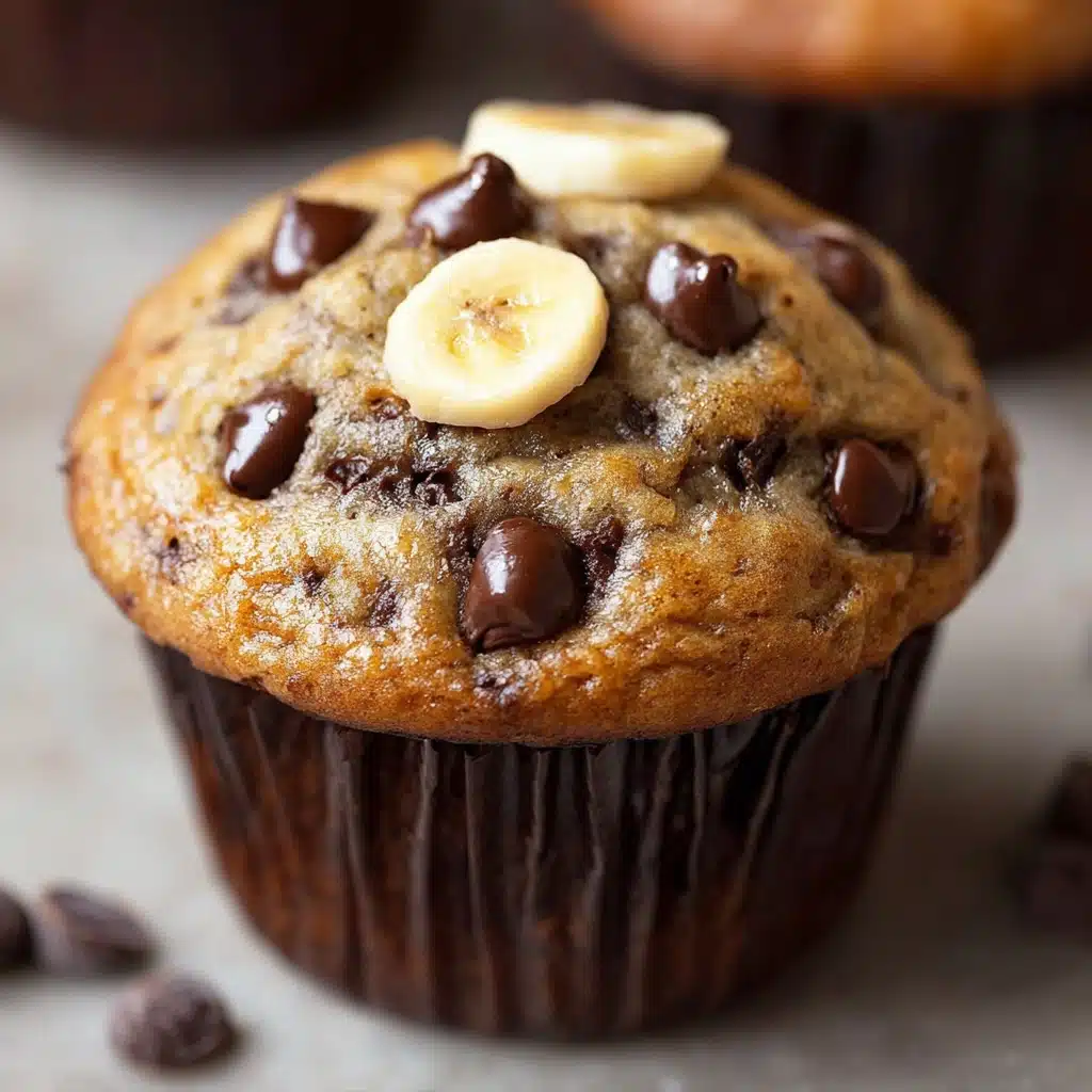 Healthier Banana Chocolate Chip Muffins Recipe