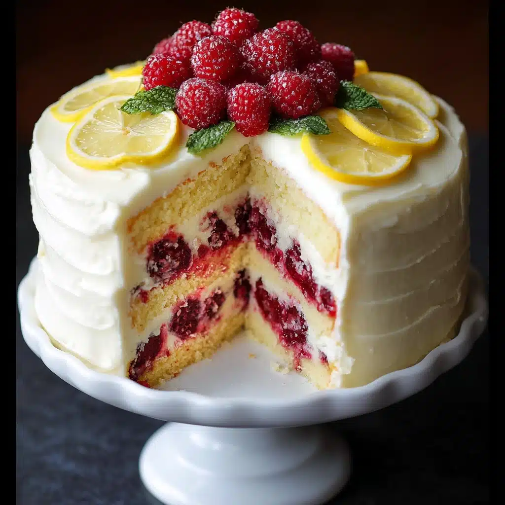 Lemon Raspberry Cake Recipe