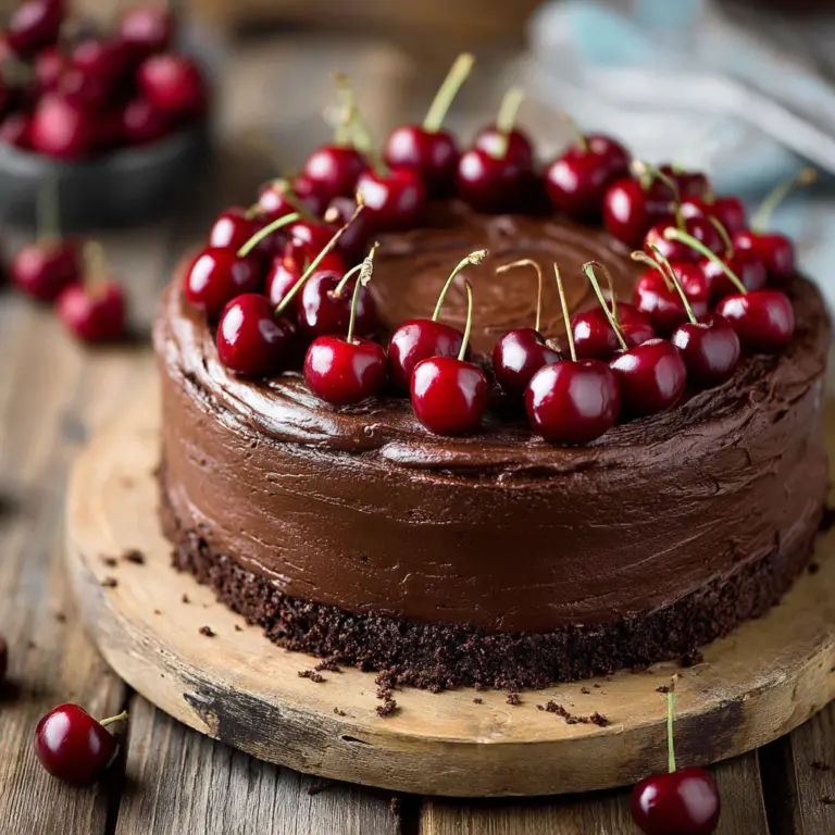 Chocolate Cherry Cake Recipe