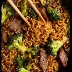 Beef and Broccoli Ramen Stir Fry Recipe