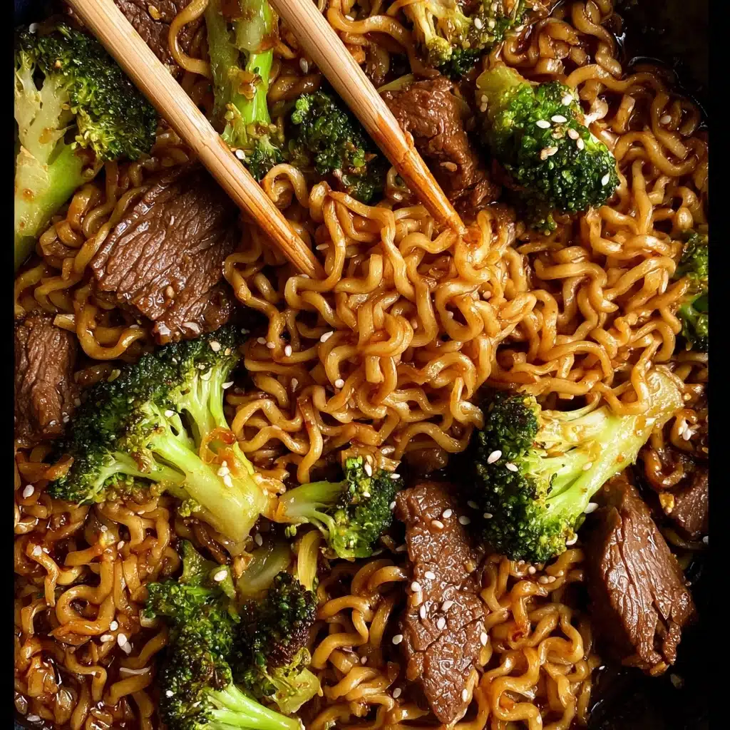 Beef and Broccoli Ramen Stir Fry Recipe