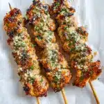 Ranch Garlic Parmesan Chicken SkewersIngredients Recipe