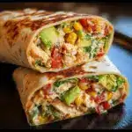 Crunchy Southwestern Chicken Wrap Recipe