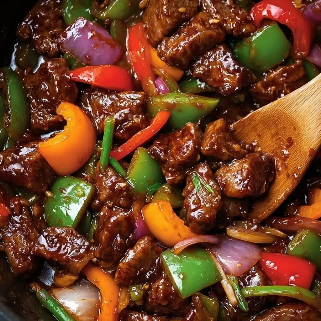Tender and Flavorful Chinese Pepper Steak RecipeIngredients Recipe