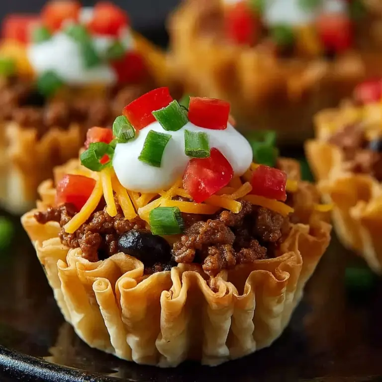 Taco Cupcakes Recipe
