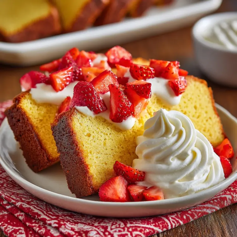 Vanilla Almond Pound Cake Recipe