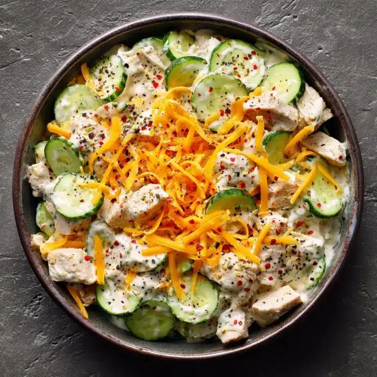 Cucumber Snack Bowl Recipe