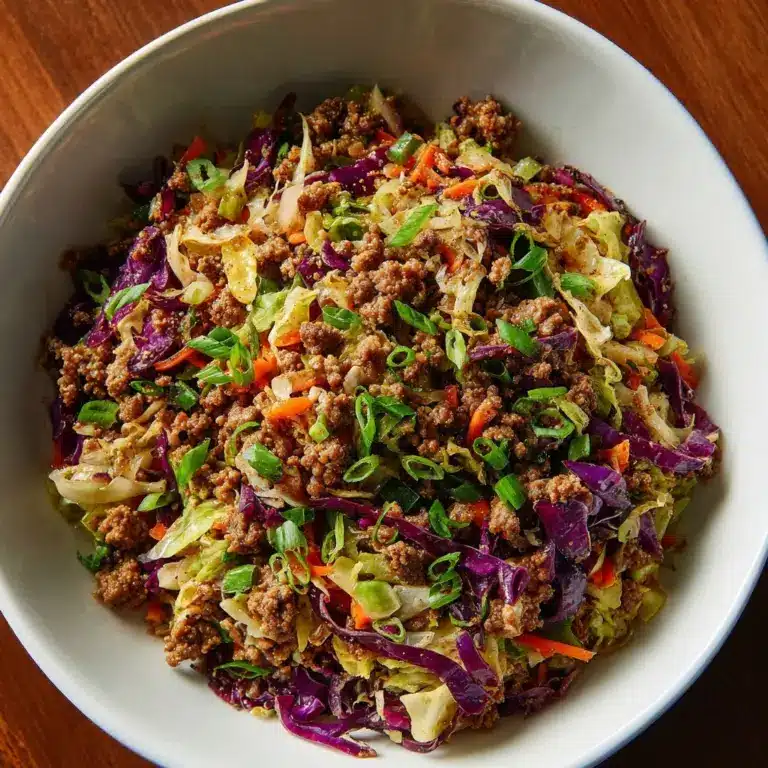 Low-Carb Easy To Make Egg Roll In A Bowl Recipe