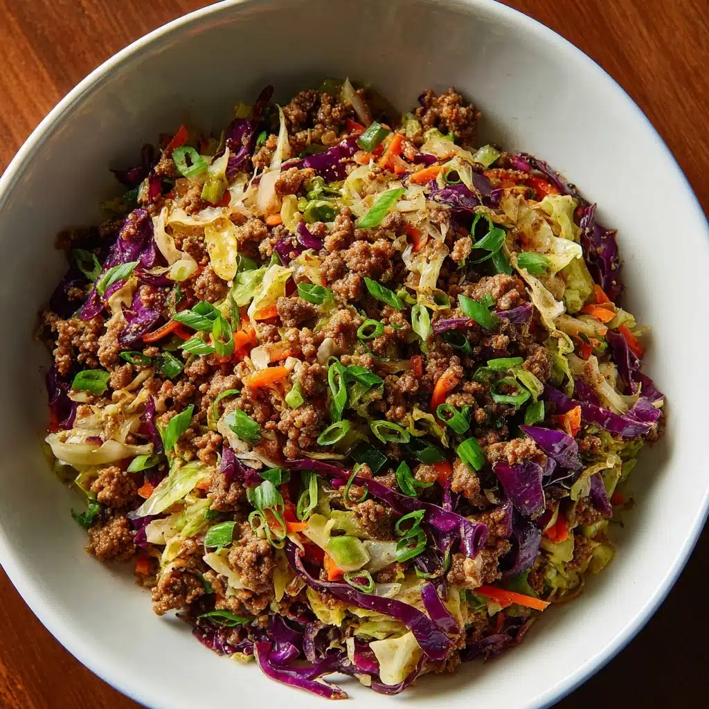 Low-Carb Easy To Make Egg Roll In A Bowl Recipe