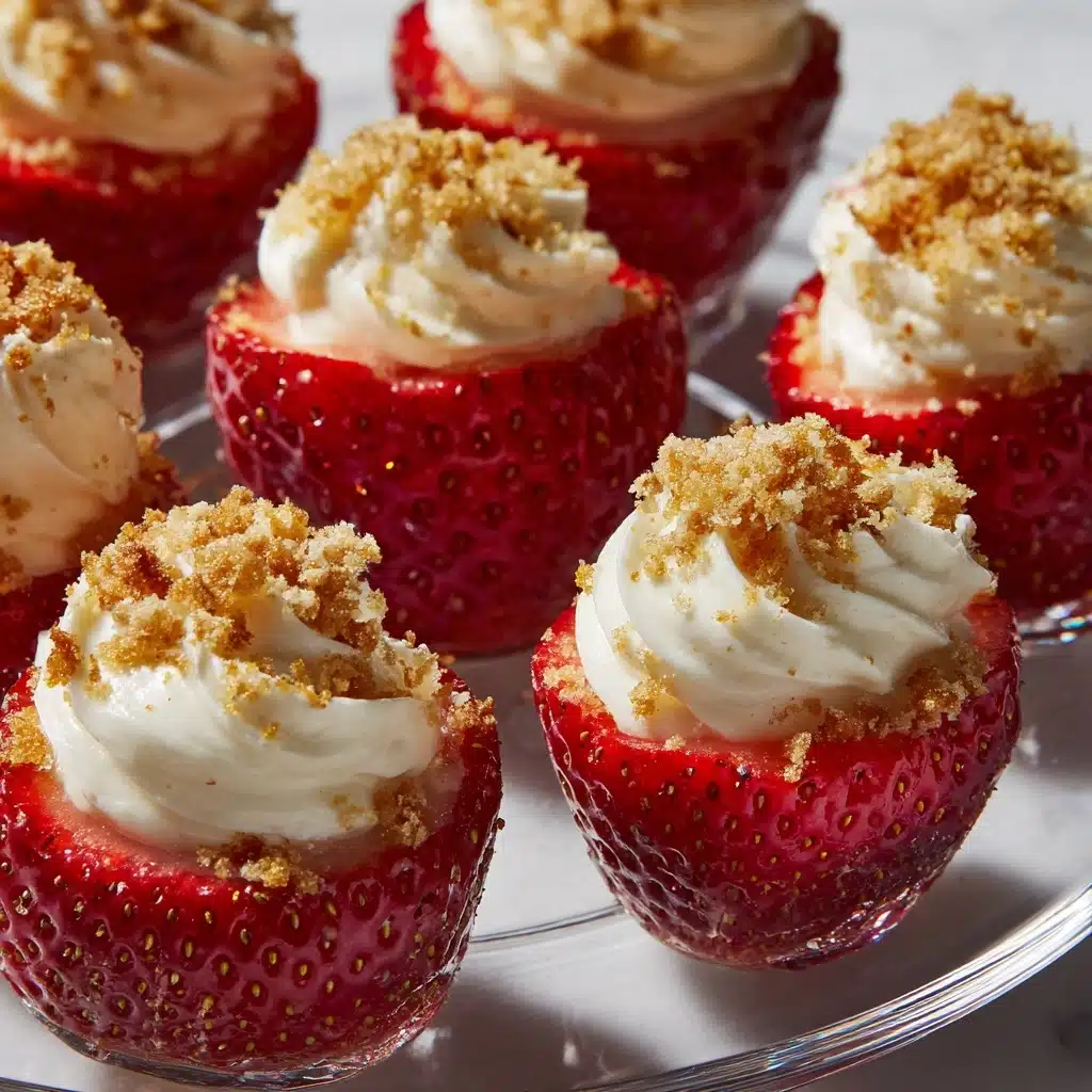 Cheesecake Deviled Strawberries Recipe