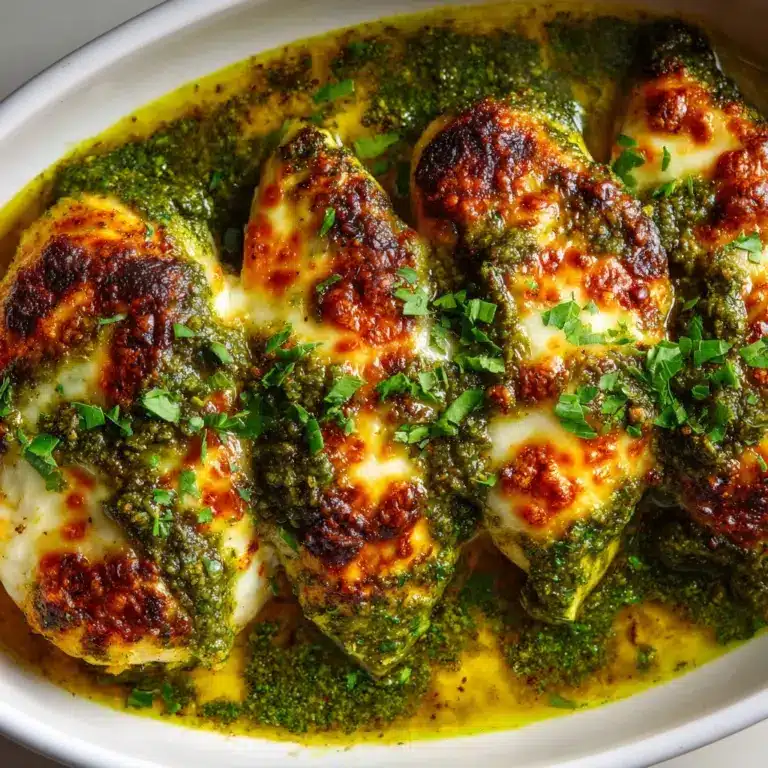 Easy Baked Pesto Chicken Recipe