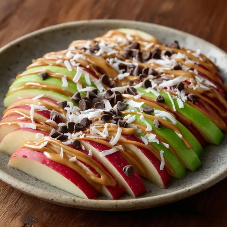 HEALTHY APPLE NACHOS (5-MINUTE) Recipe