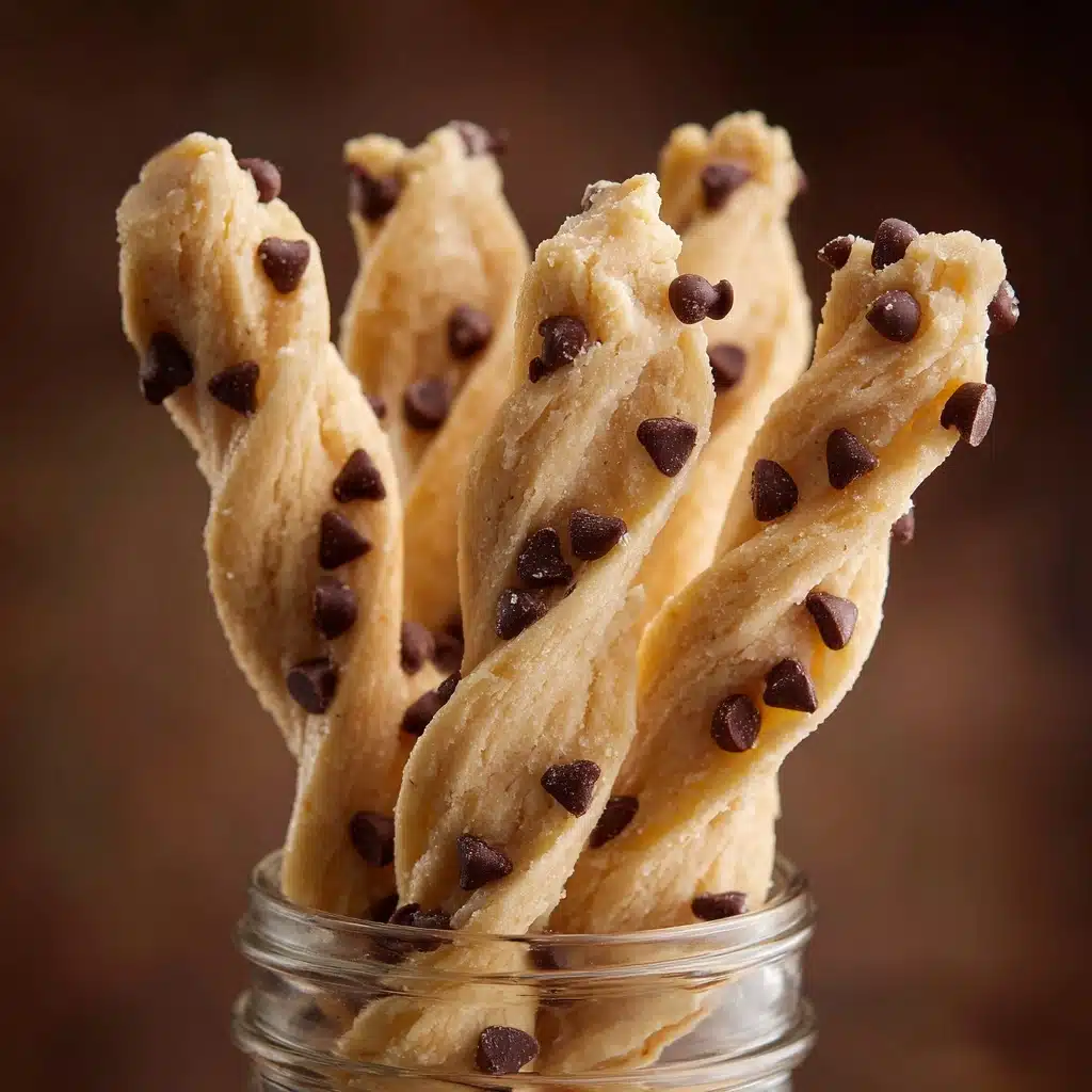 Chocolate Chip Cookie Dough Twists Recipe - Recipe Image