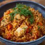 Ukrainian Chicken Plov (Rice Pilaf) Recipe