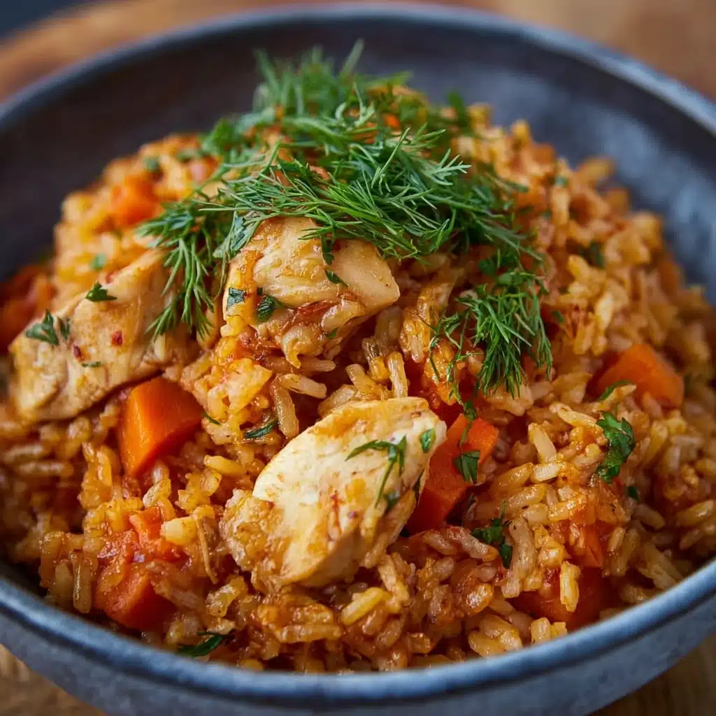 Ukrainian Chicken Plov (Rice Pilaf) Recipe