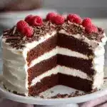 Chocolate Layer Cake with Creme Chantilly Frosting Recipe