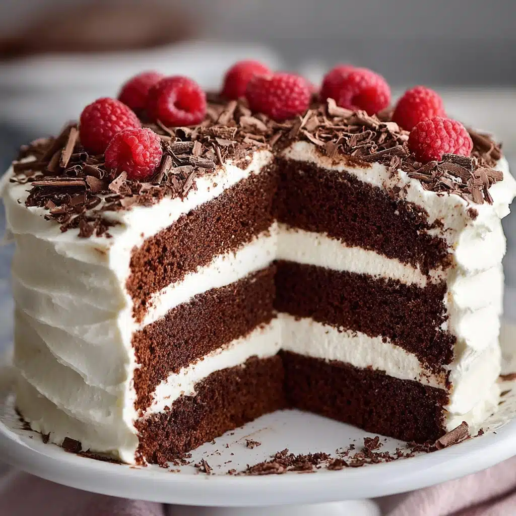 Chocolate Layer Cake with Creme Chantilly Frosting Recipe