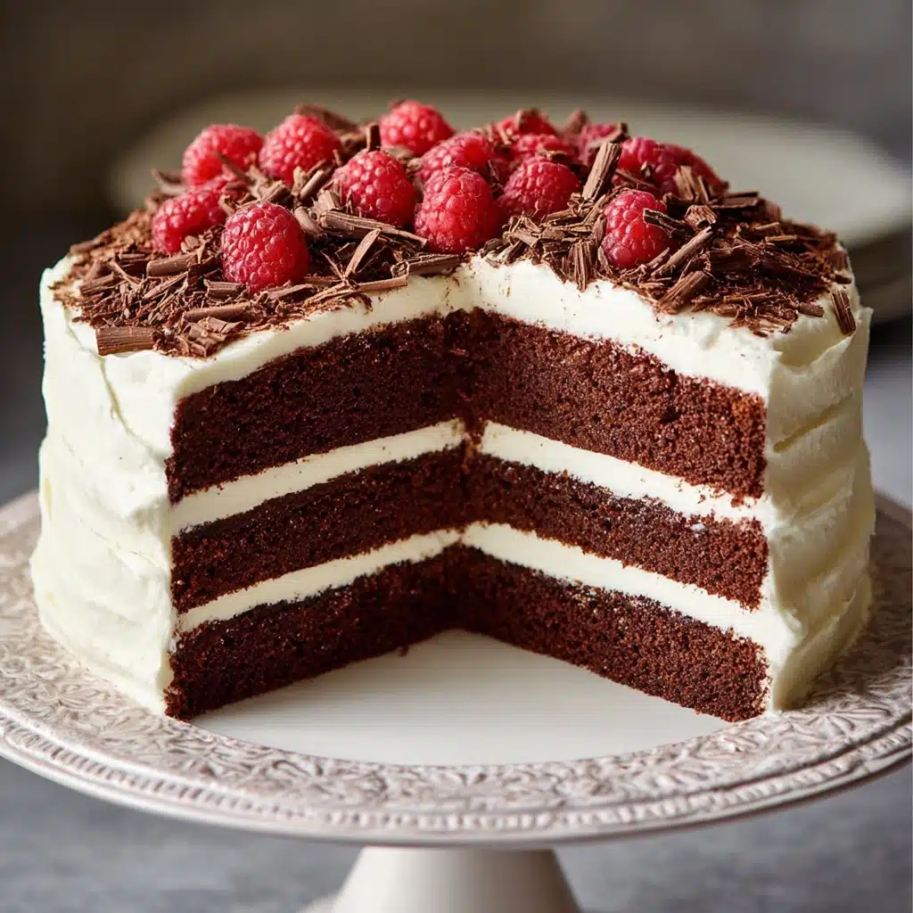 Chocolate Layer Cake with Creme Chantilly Frosting Recipe - Recipe Image