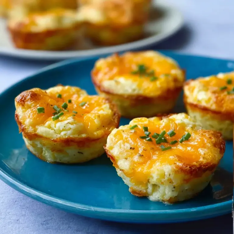 Cheesy Leftover Mashed Potato Muffins Recipe