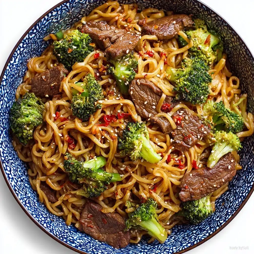 Beef and Broccoli Ramen Stir Fry Recipe - Recipe Image