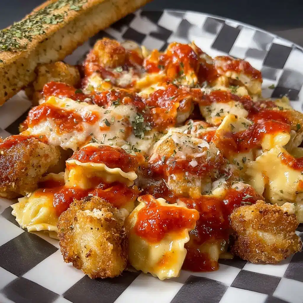 Garlic Parmesan Chicken Tortellini Recipe - Recipe Image