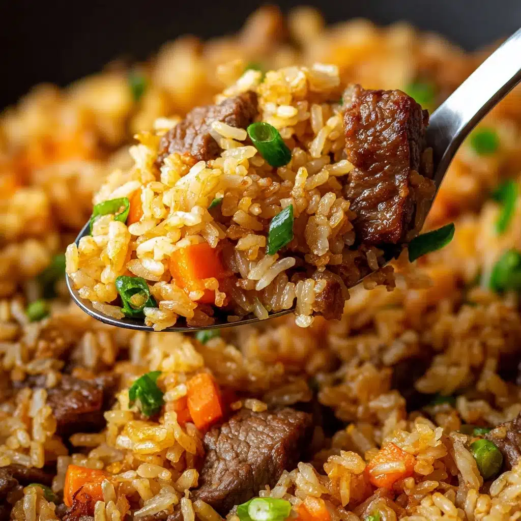 Baked Onion Beef Fried RiceIngredients Recipe - Recipe Image