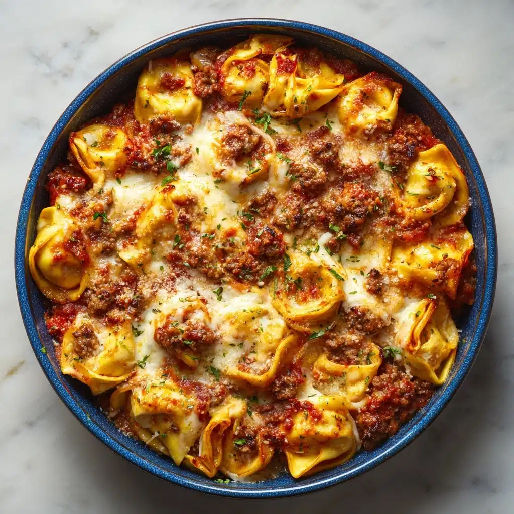 Meat Lovers Pizza Tortellini Recipe - Recipe Image