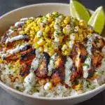 Street Corn Chicken Rice Bowl Recipe