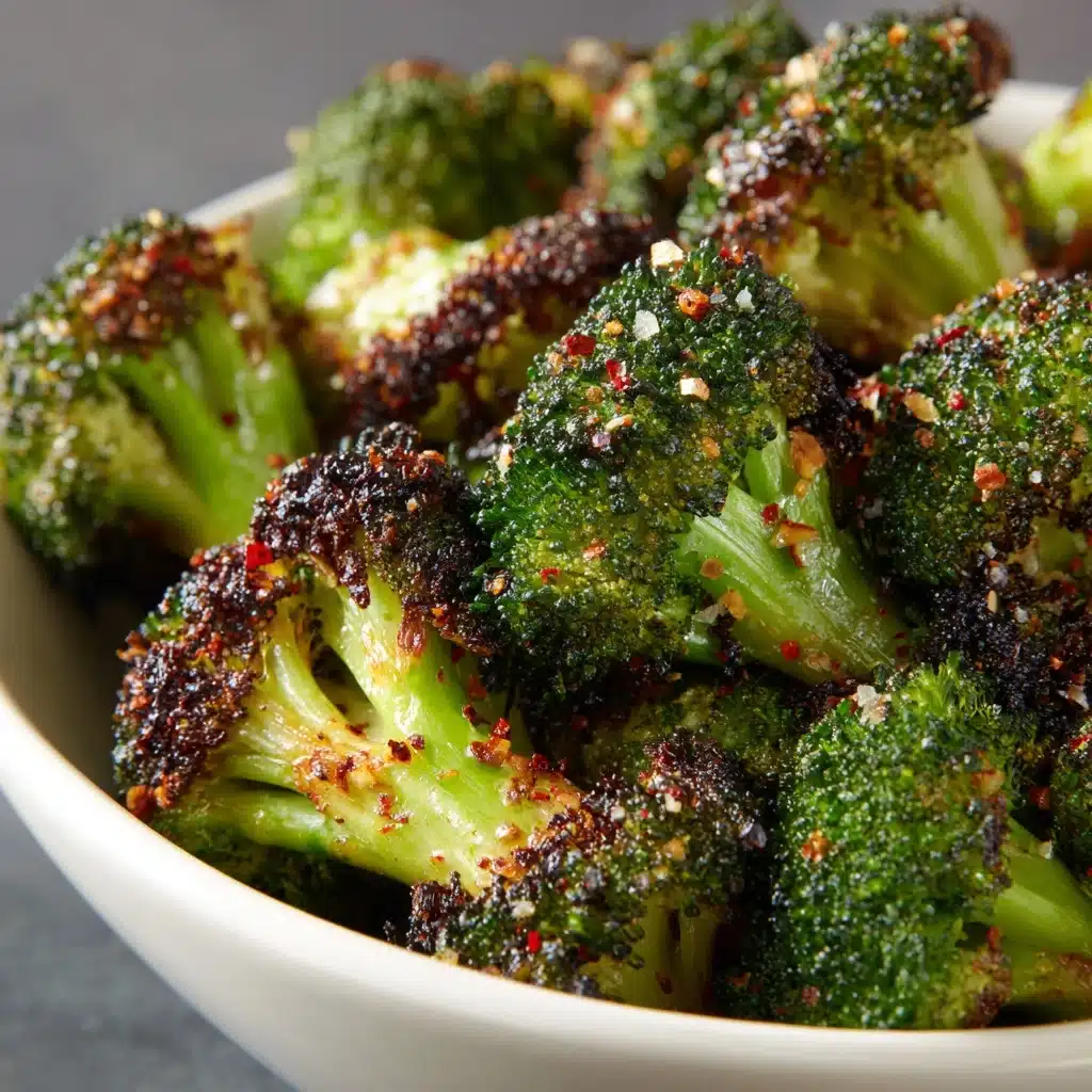 Crispy Garlic Air Fryer Broccoli Recipe - Recipe Image