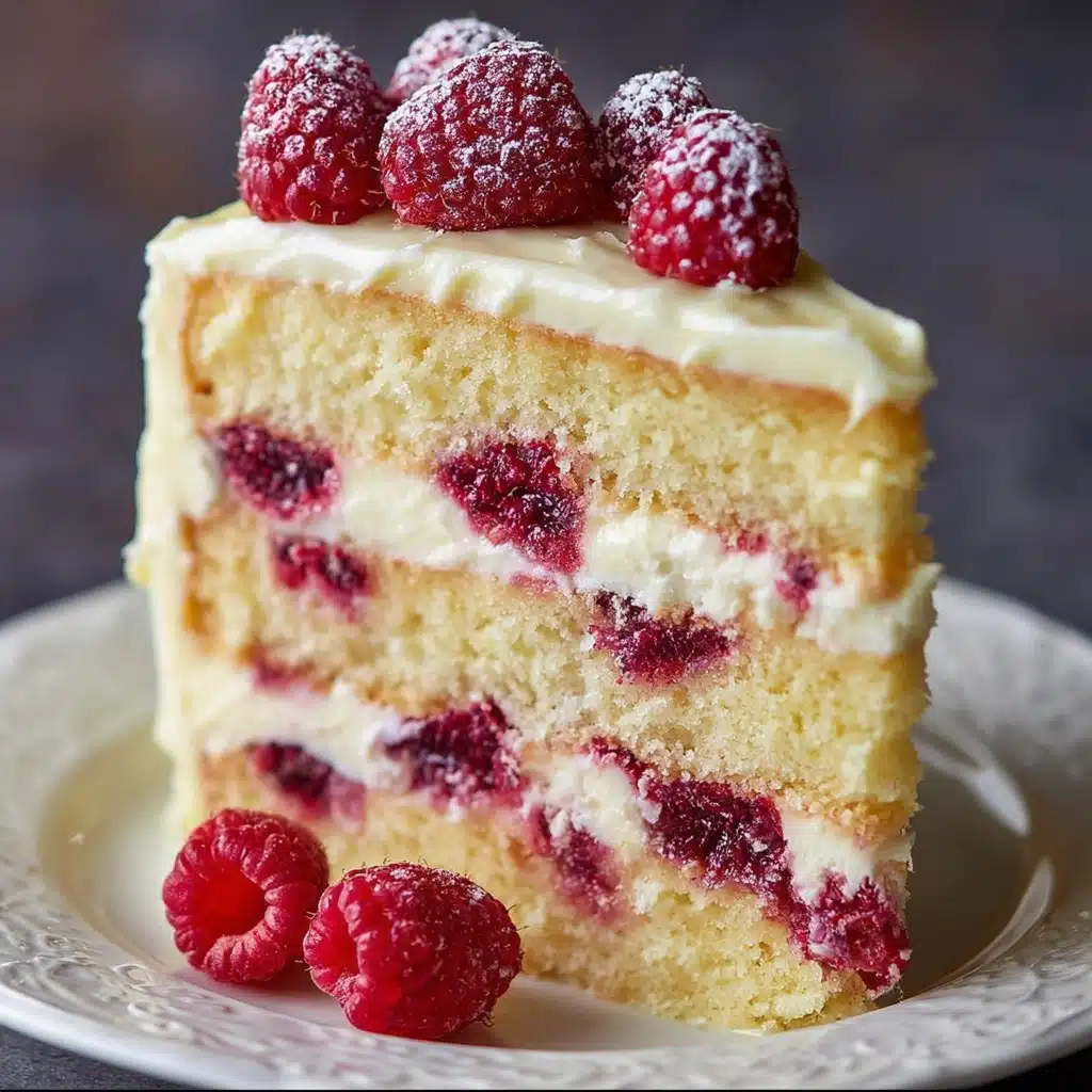 Lemon Raspberry Cake Recipe - Recipe Image