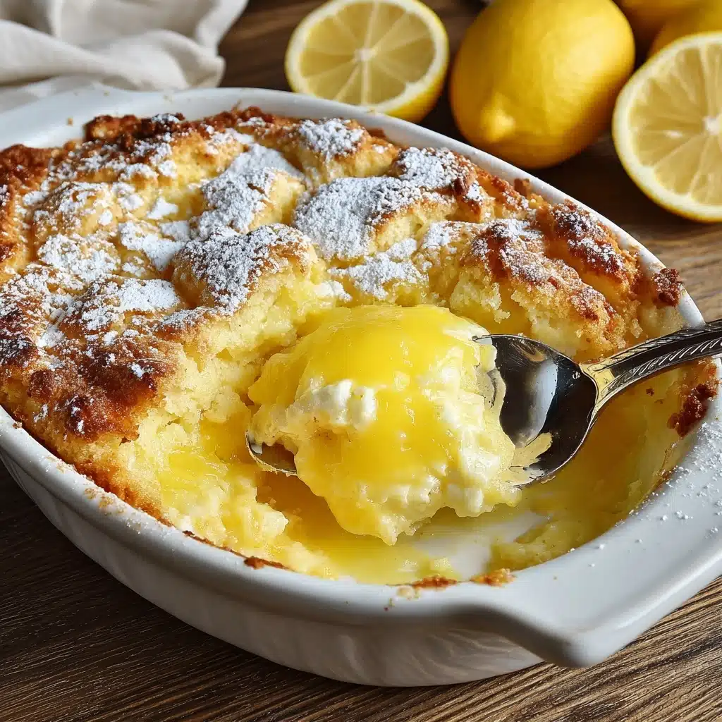 Magic Lemon Cobbler Recipe - Recipe Image