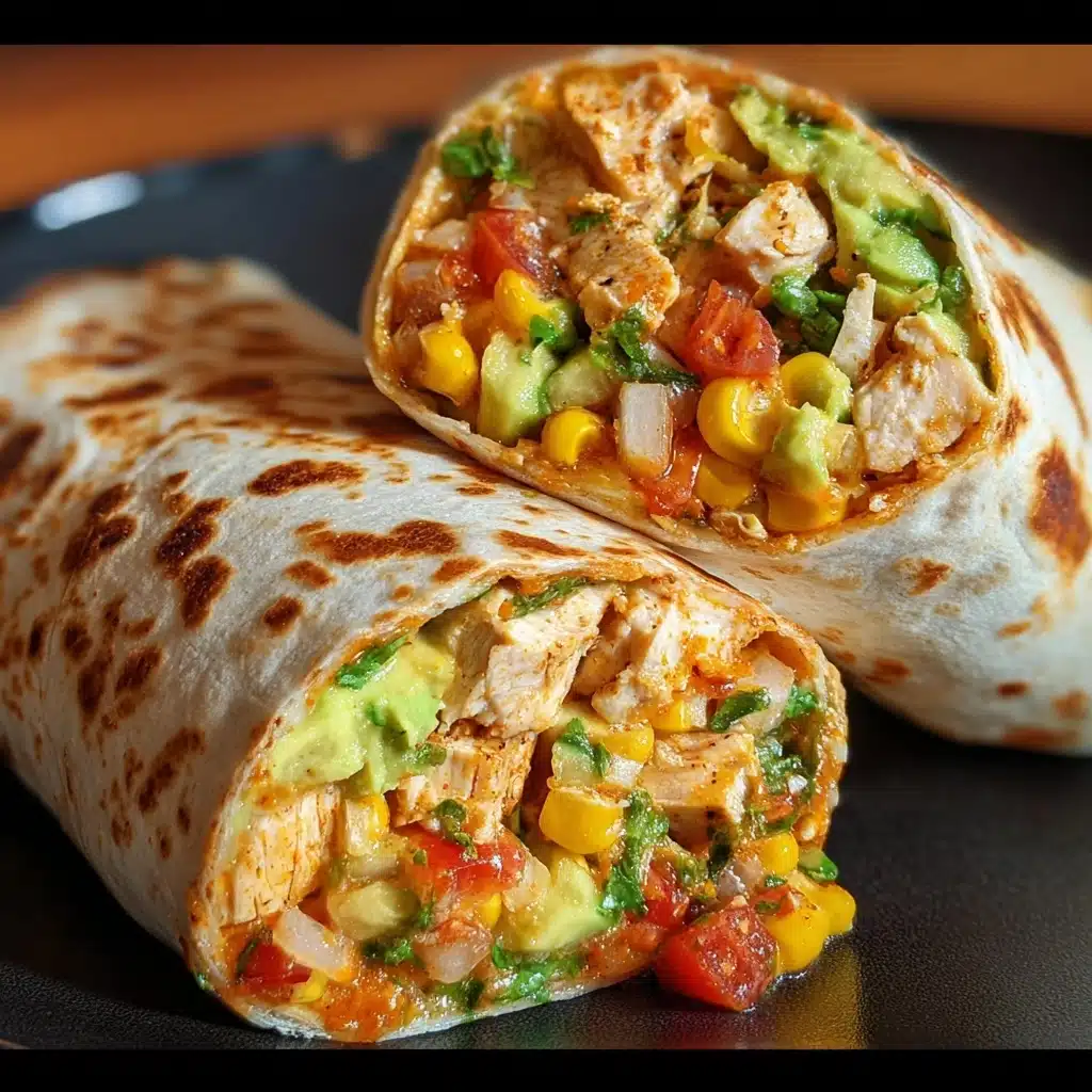 Crunchy Southwestern Chicken Wrap Recipe - Recipe Image
