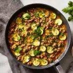 Ground Turkey and Zucchini Skillet Recipe