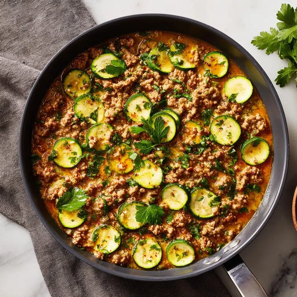 Ground Turkey and Zucchini Skillet Recipe - Recipe Image
