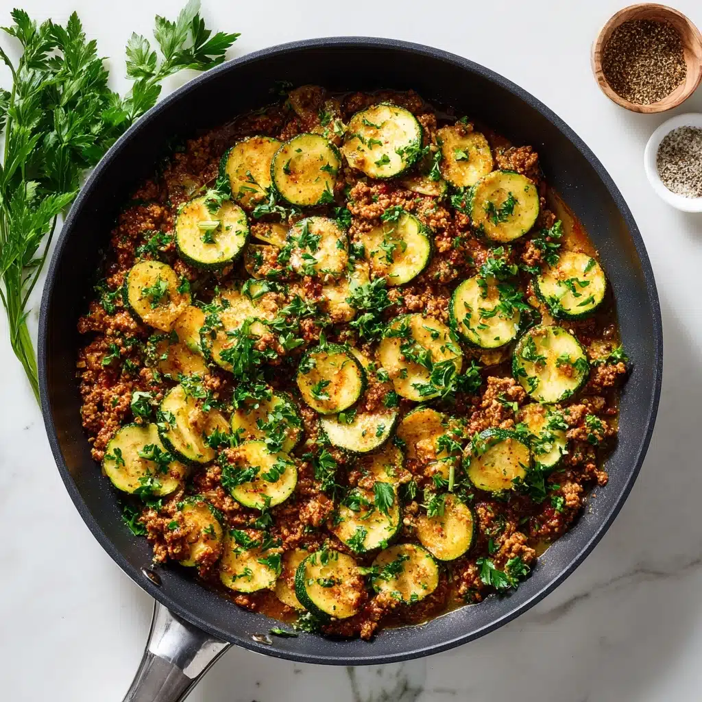 Ground Turkey and Zucchini Skillet Recipe - Recipe Image