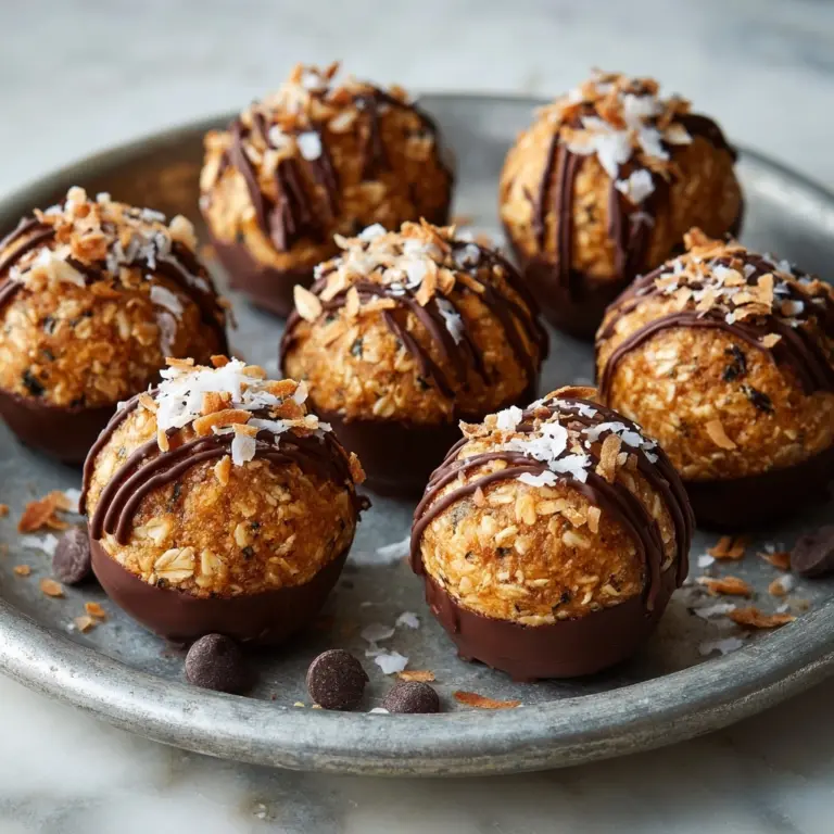 vSamoa Cookie Protein BallsSamoa Cookie Protein Balls Recipe