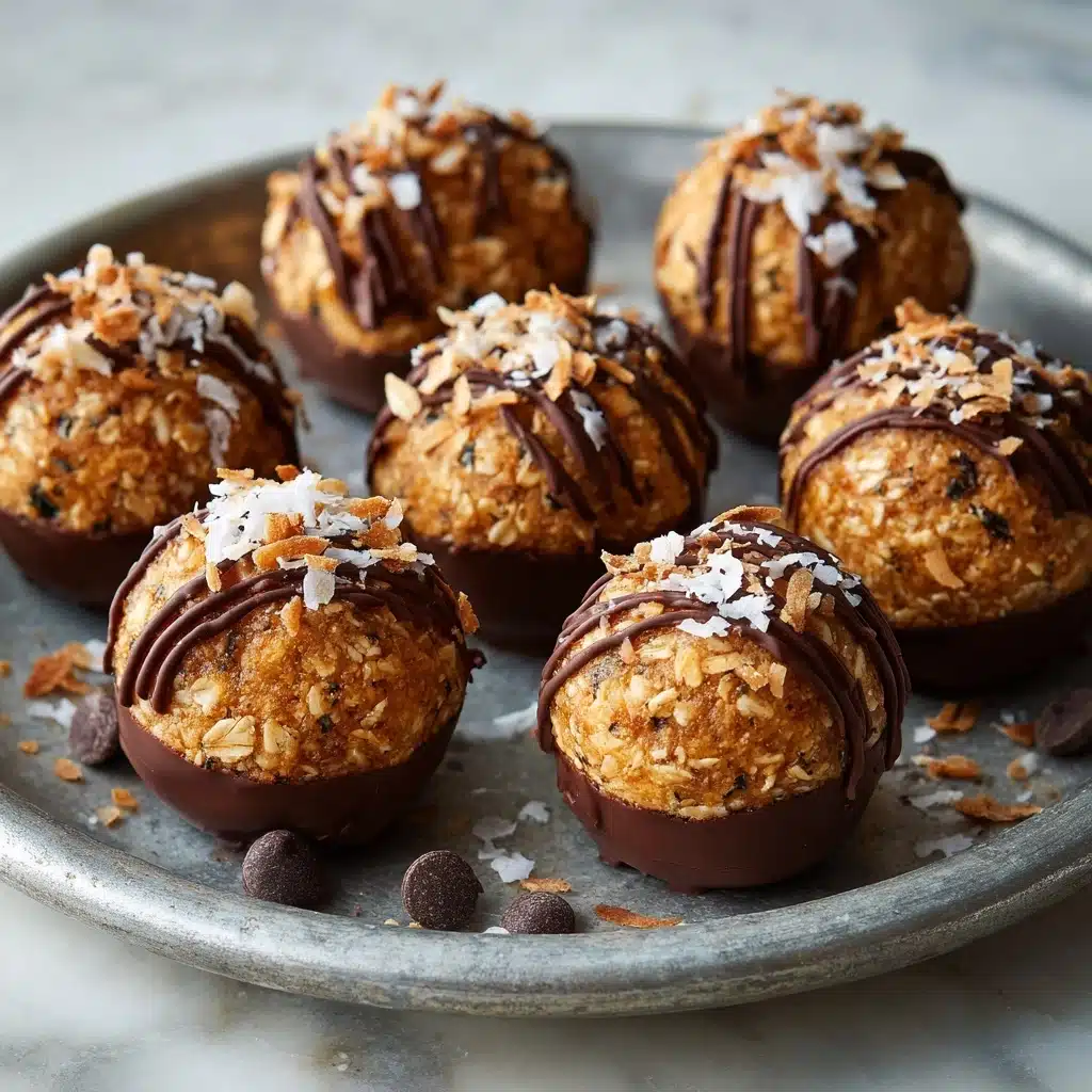 vSamoa Cookie Protein BallsSamoa Cookie Protein Balls Recipe