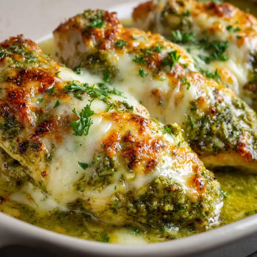 Easy Baked Pesto Chicken Recipe - Recipe Image