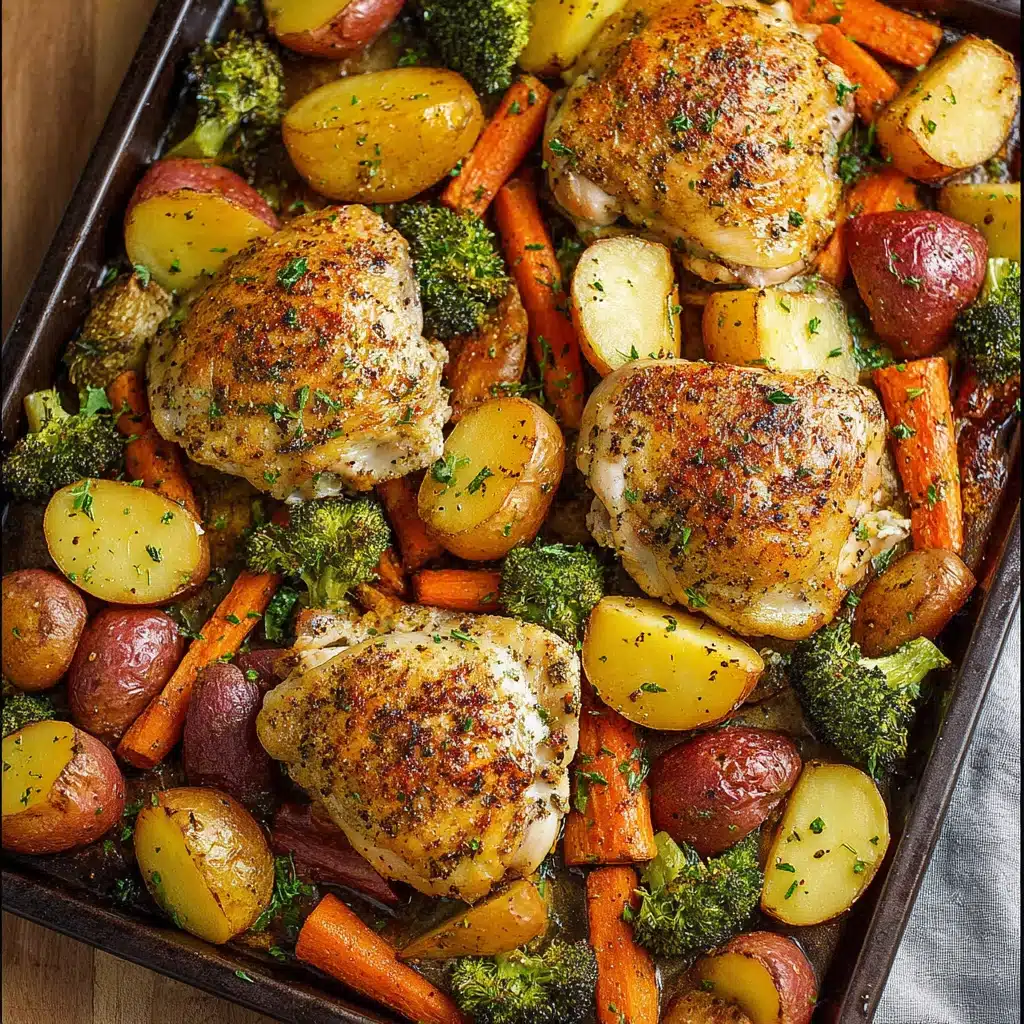 One Pan Chicken and Vegetables Dinner Recipe