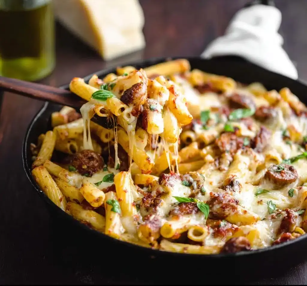 Chicken Sausage and Pasta Skillet Recipe