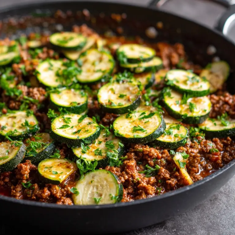 Ground Turkey and Zucchini Skillet Recipe