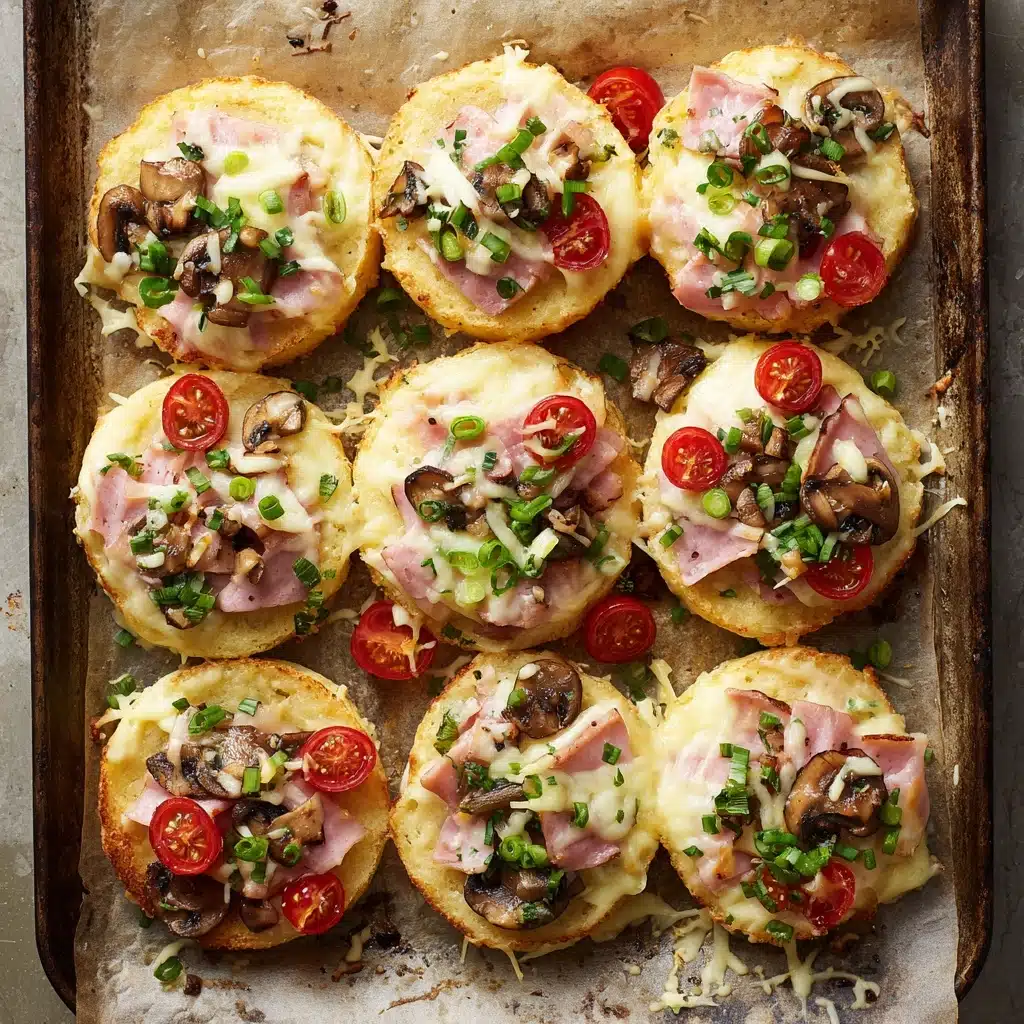 English Muffin Breakfast Pizzas Recipe - Recipe Image
