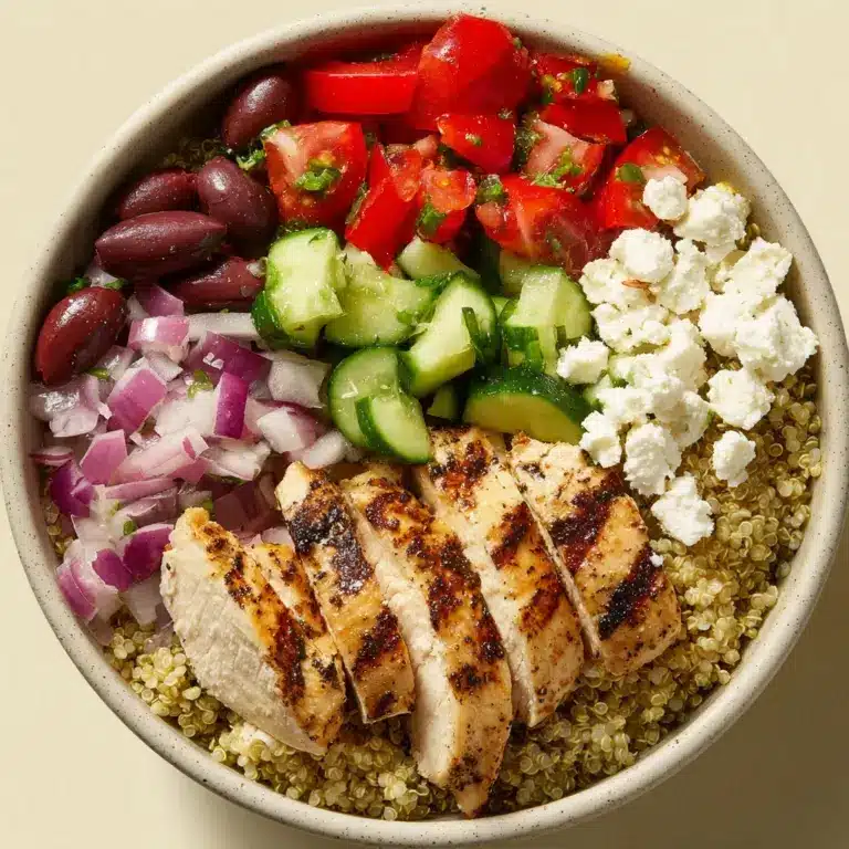 Greek Chicken Bowl Recipe