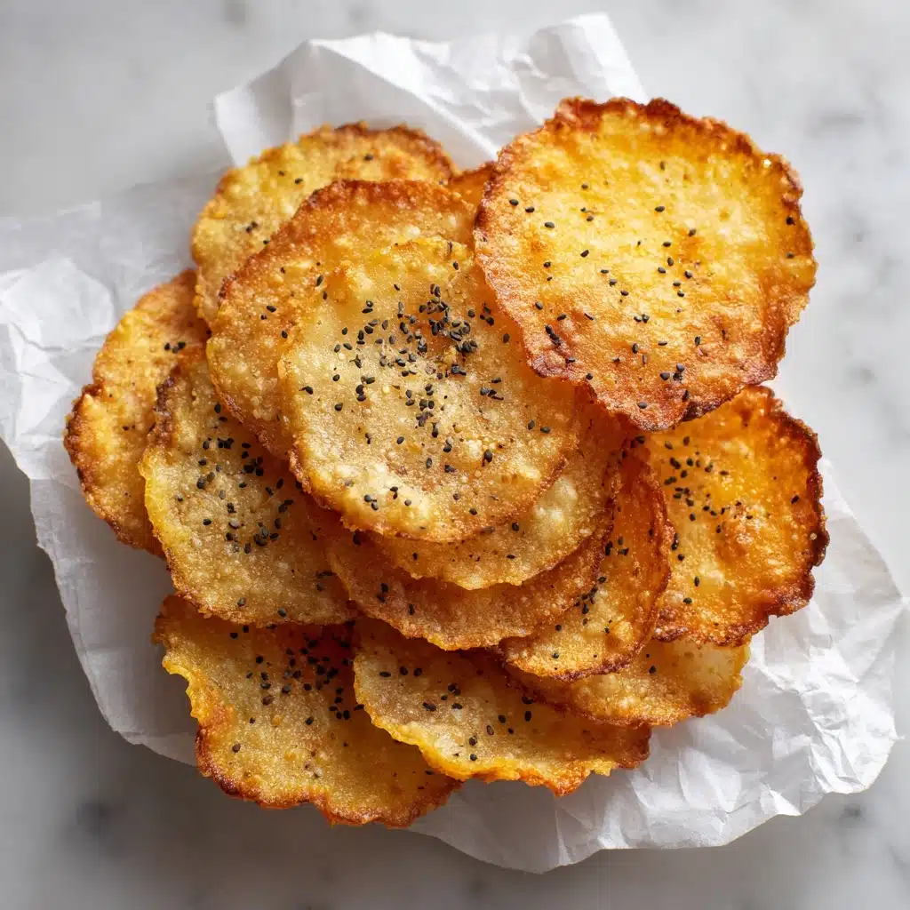 Crispy Low-Carb Cottage Cheese Chips Recipe - Recipe Image