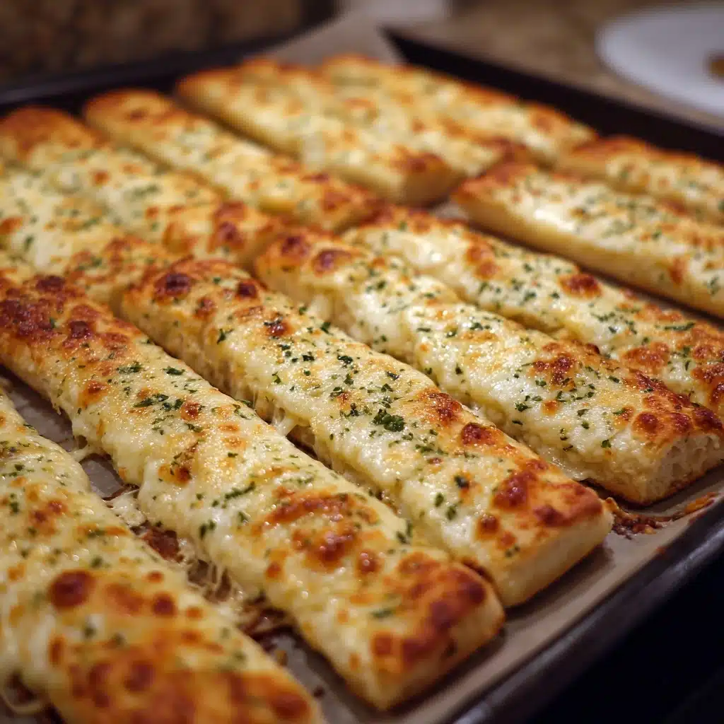 Sourdough Cheesy Breadsticks Recipe - Recipe Image